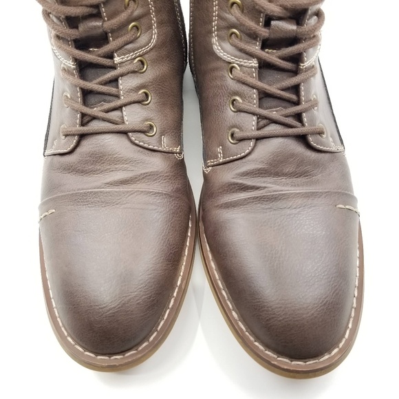 STEVE MADDEN Seymour Boots Cap Toe Men\'s Zip Shoes